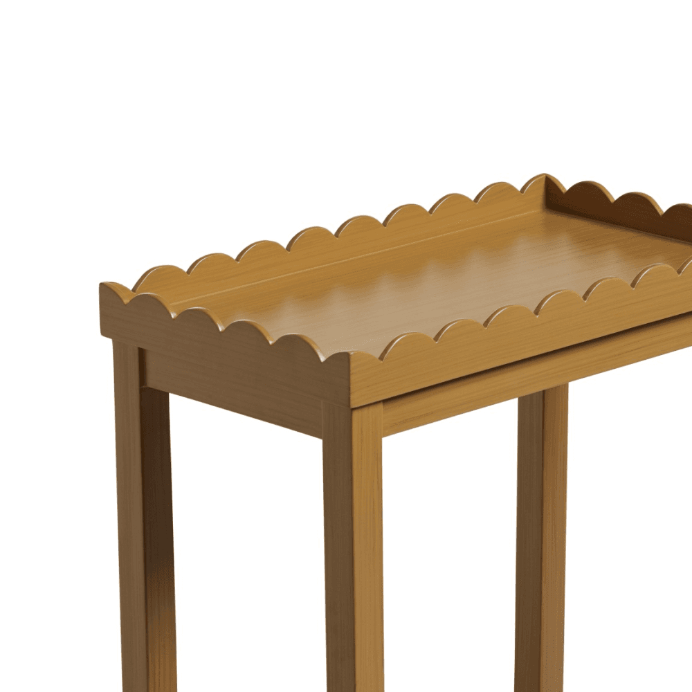 Capesanta Side Table, Satin Camel