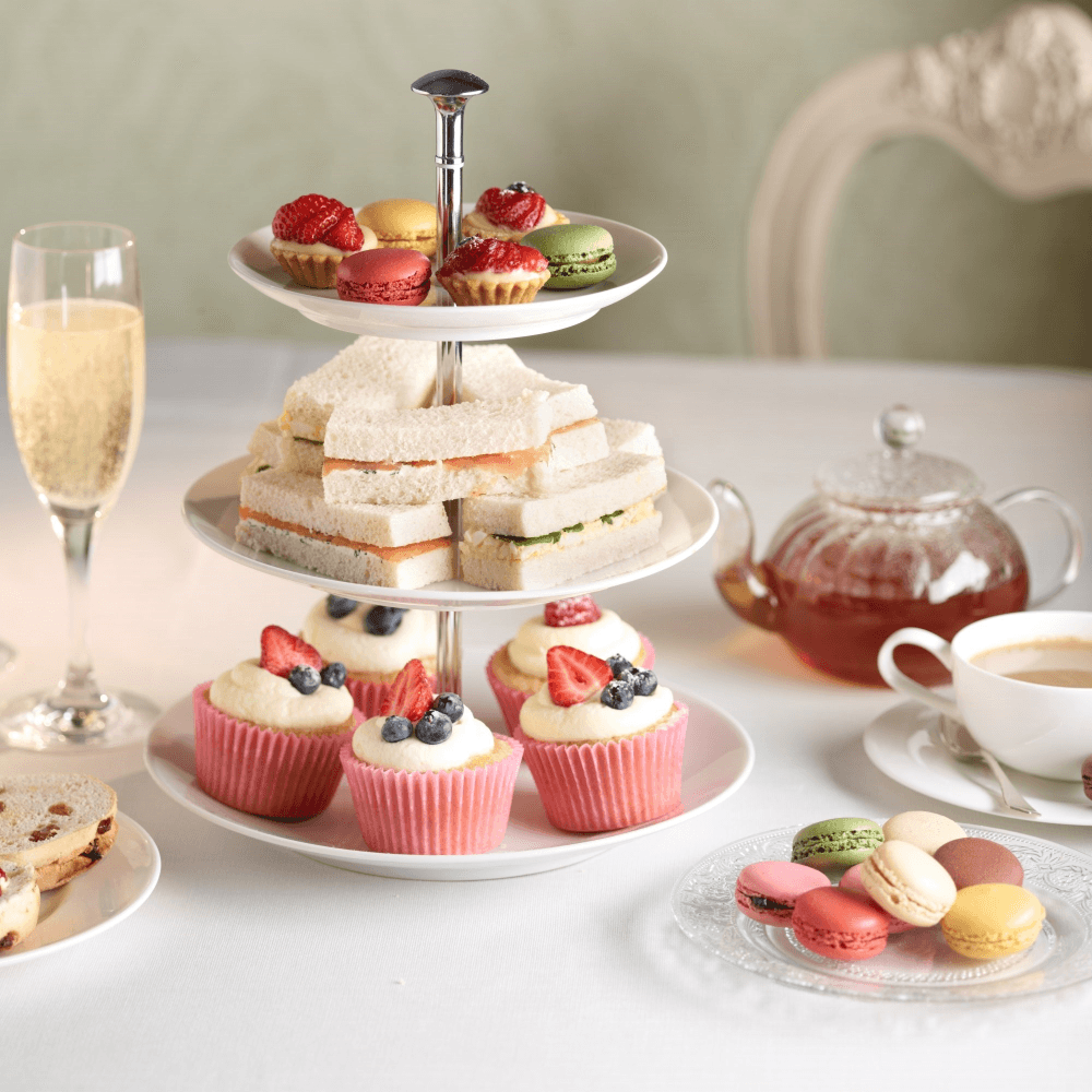 Champagne tea for two