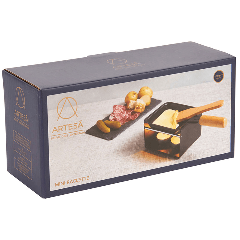 Individual serving raclette, Black Wood