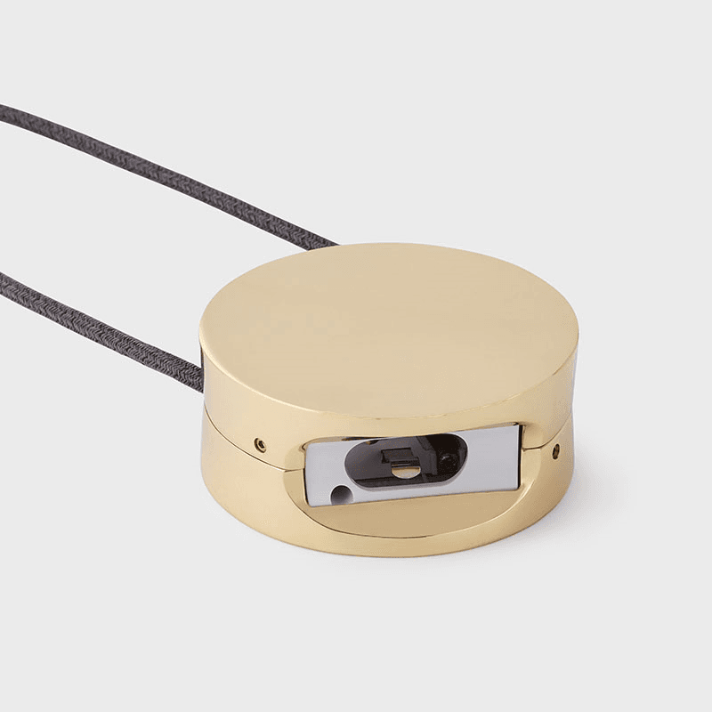 Kilter Pendant, Solid Brass
