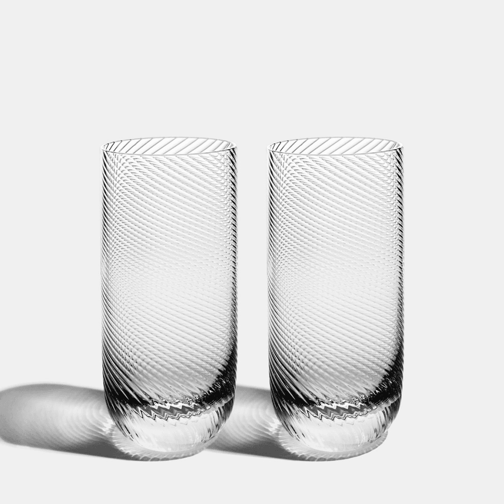 Optic Set of 2 Cut Crystal Highballs