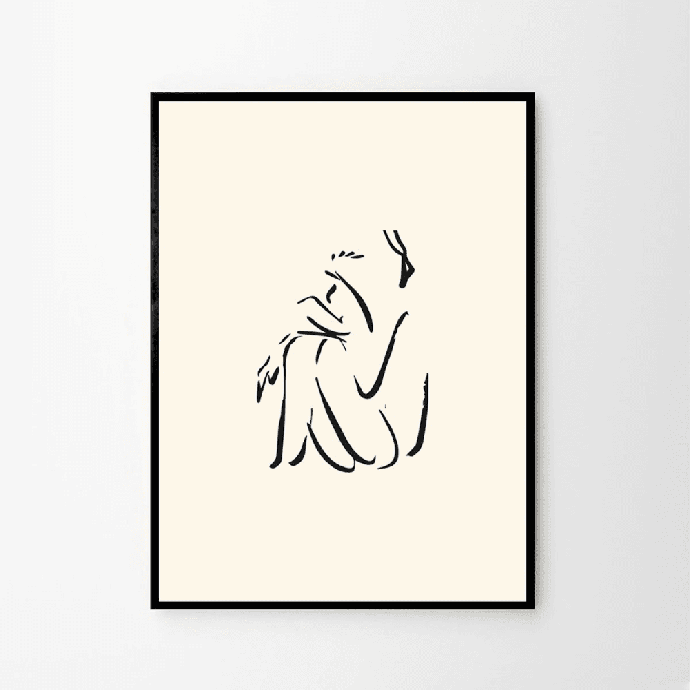 Calm - Lucrecia Rey Cara Art Print, Multi