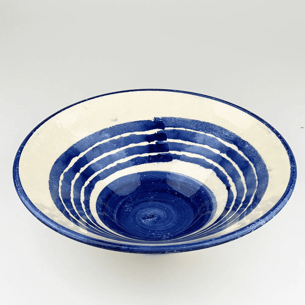 Stripe Serving Bowl