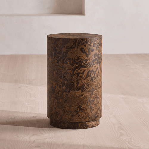Image showing the Sloane Side Table, Abstract Burl product.