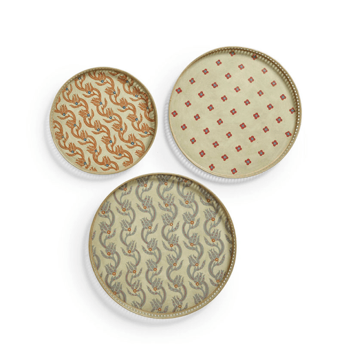 Image showing the Muhibbi and Maeve Set of Three Trays, Multi product.