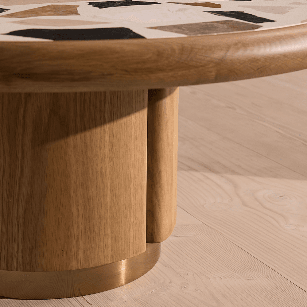 Santos Coffee Table, Terrazzo