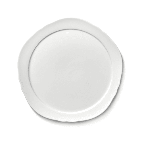 Image showing the Silhouette by Sergio Herman Set of 4 Dinner Plates, White product.