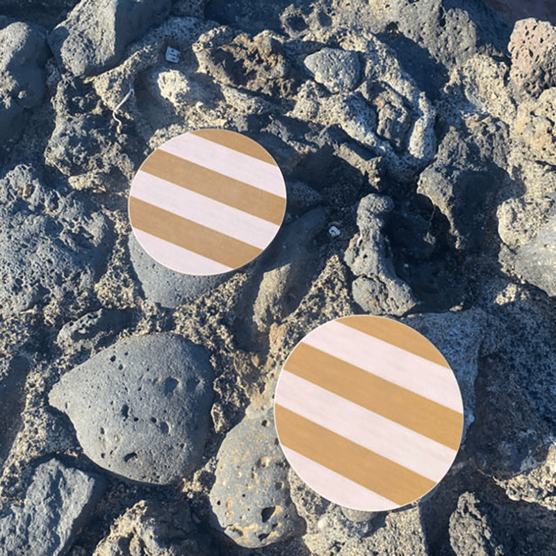 Stripe Set of 4 Coasters