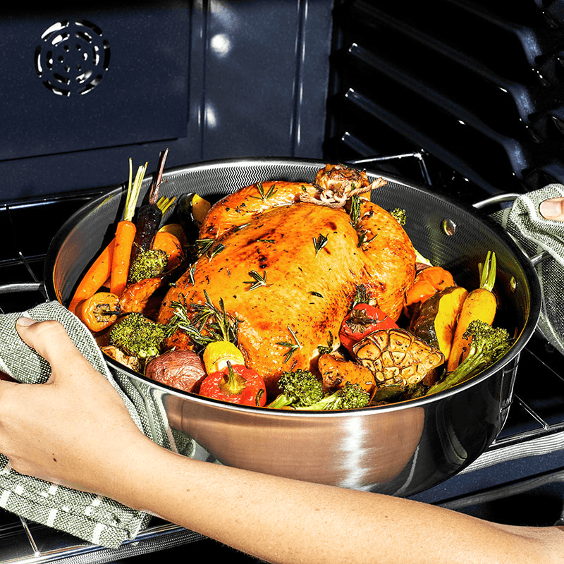 Hybrid Deep Saute Pan, Steel
