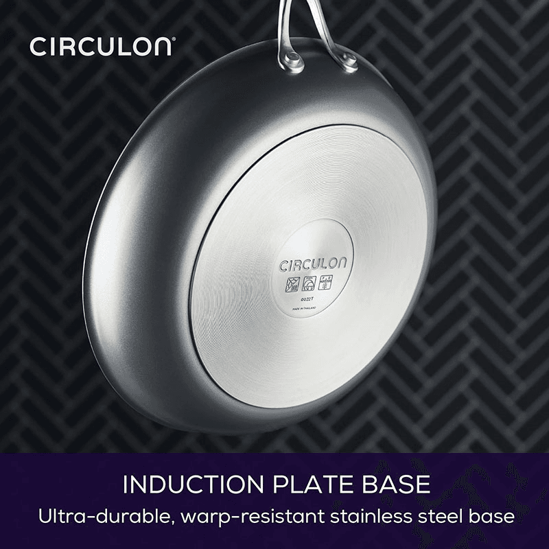 A1 Scratch Defence Covered Skillet, Grey