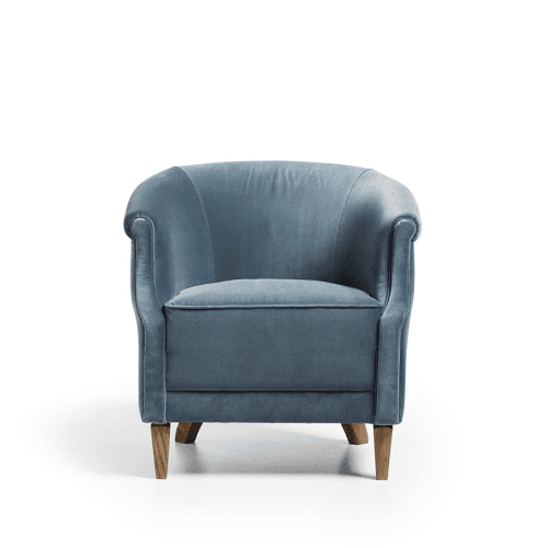 Image showing the Balneus Chair, Air Force Blue product.