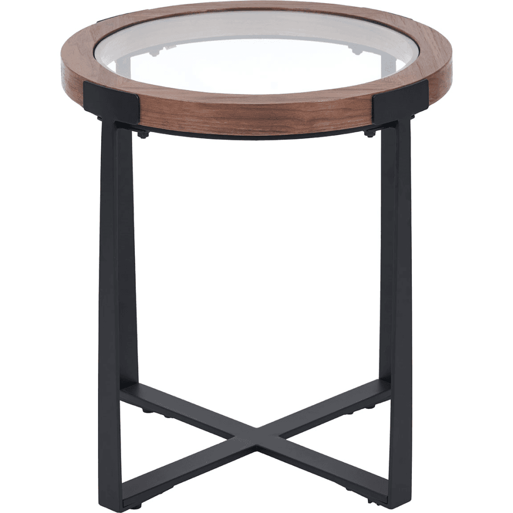 Vermont Veneer Side Table, Light Walnut
