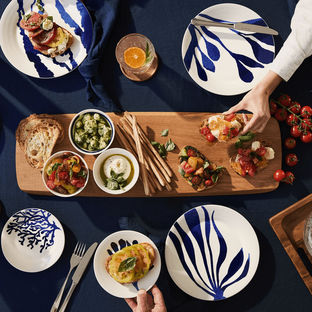 Pacific Low Serving Bowl, Blue