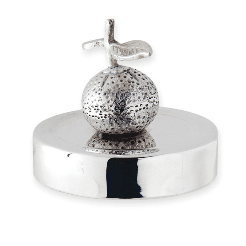 Orange Jar Lid, Silver