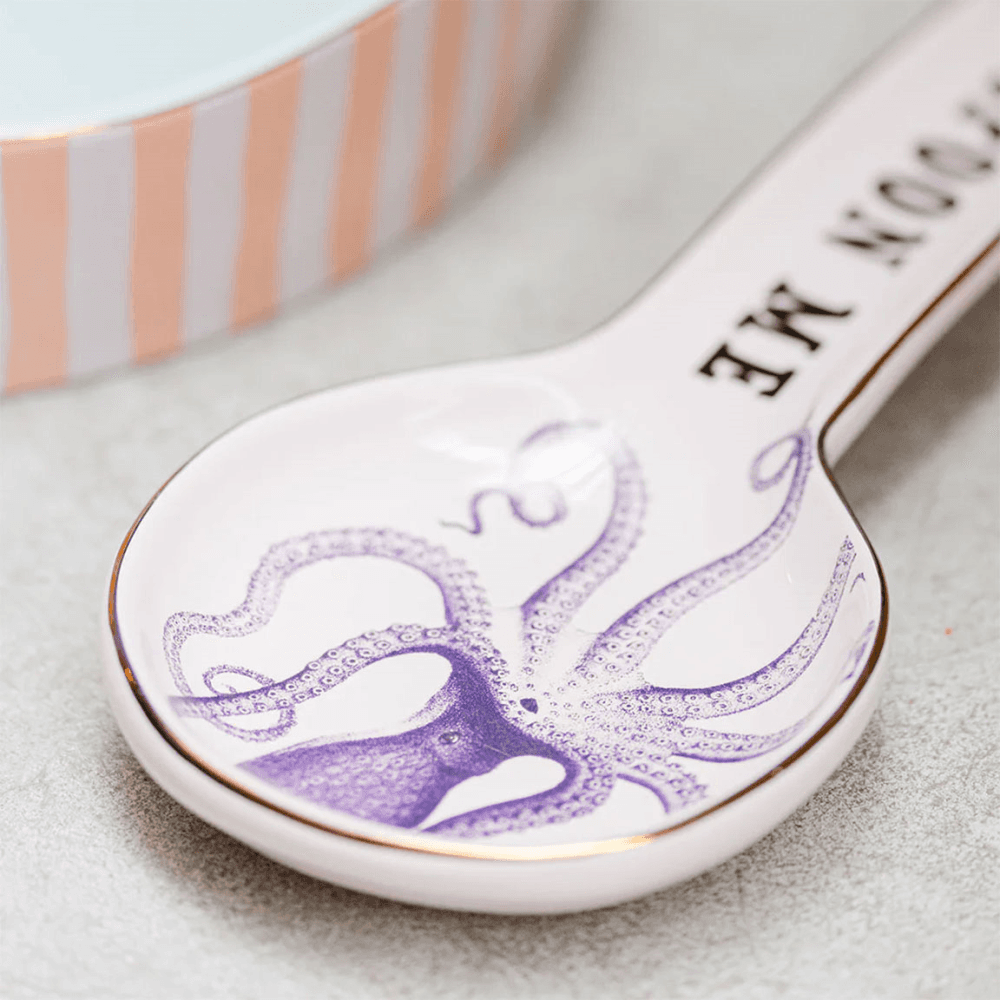 Octopus Spoon Rest, Purple