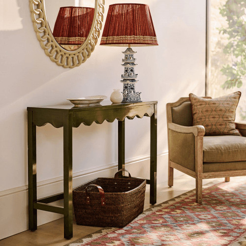 Image showing the Talasa Console Table, Spruce product.