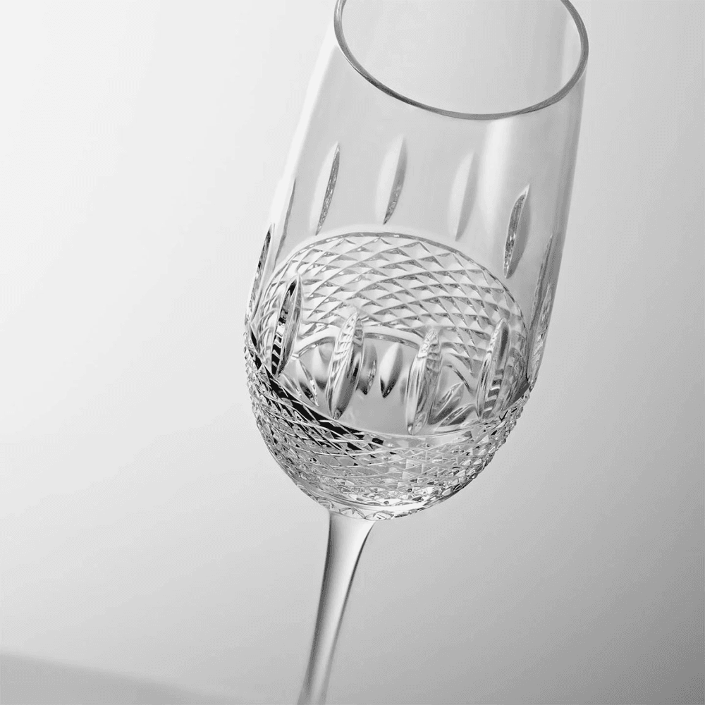 Masterclass Irish Lace Set of 2 Flutes, Clear