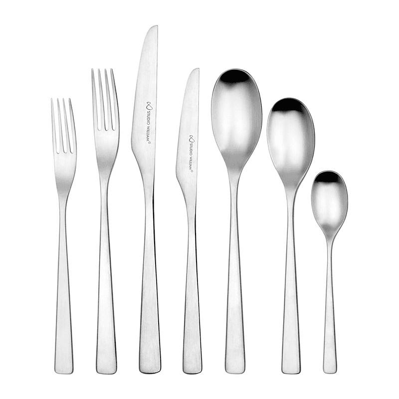 Tilia 7 Piece Cutlery Set, Satin Finish