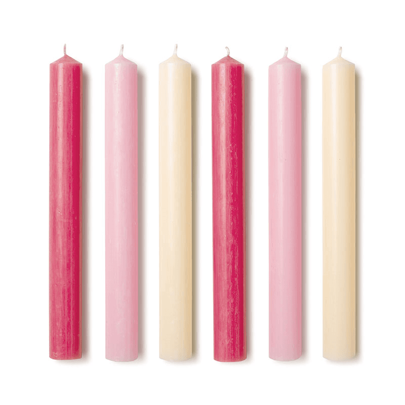 Set of 6 Dinner Candles