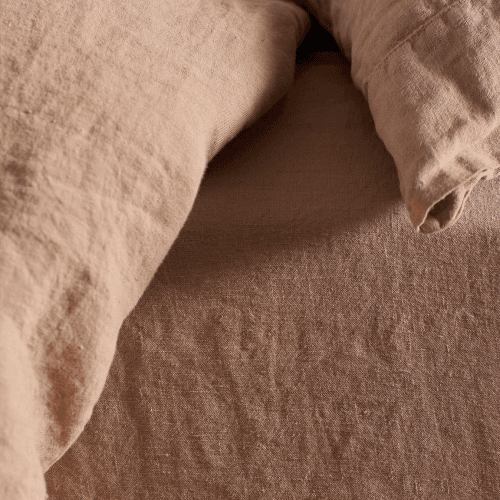 Image showing the 100% Linen Fitted Sheet product.
