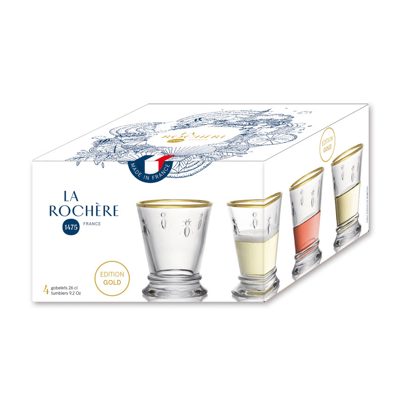 Bee Set of 4 Tumblers