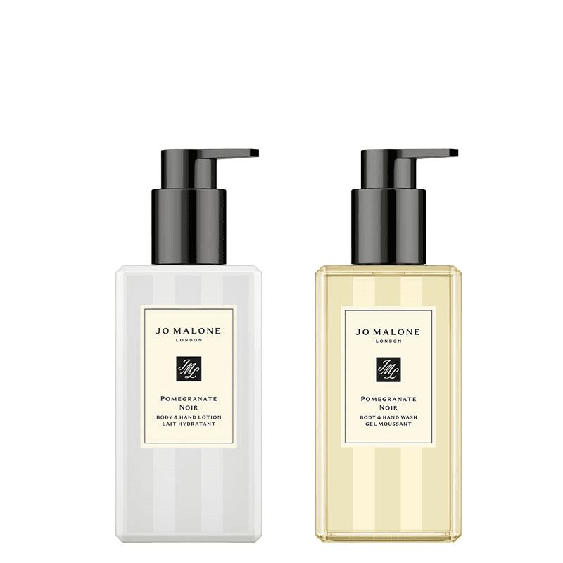Pomegranate Noir Body and Hand Wash and Hand Lotion