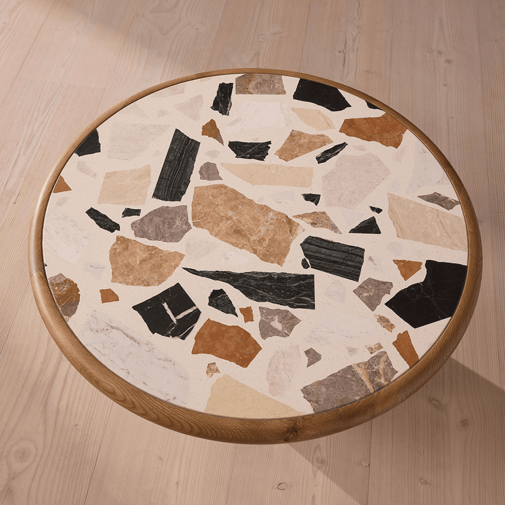 Santos Coffee Table, Terrazzo