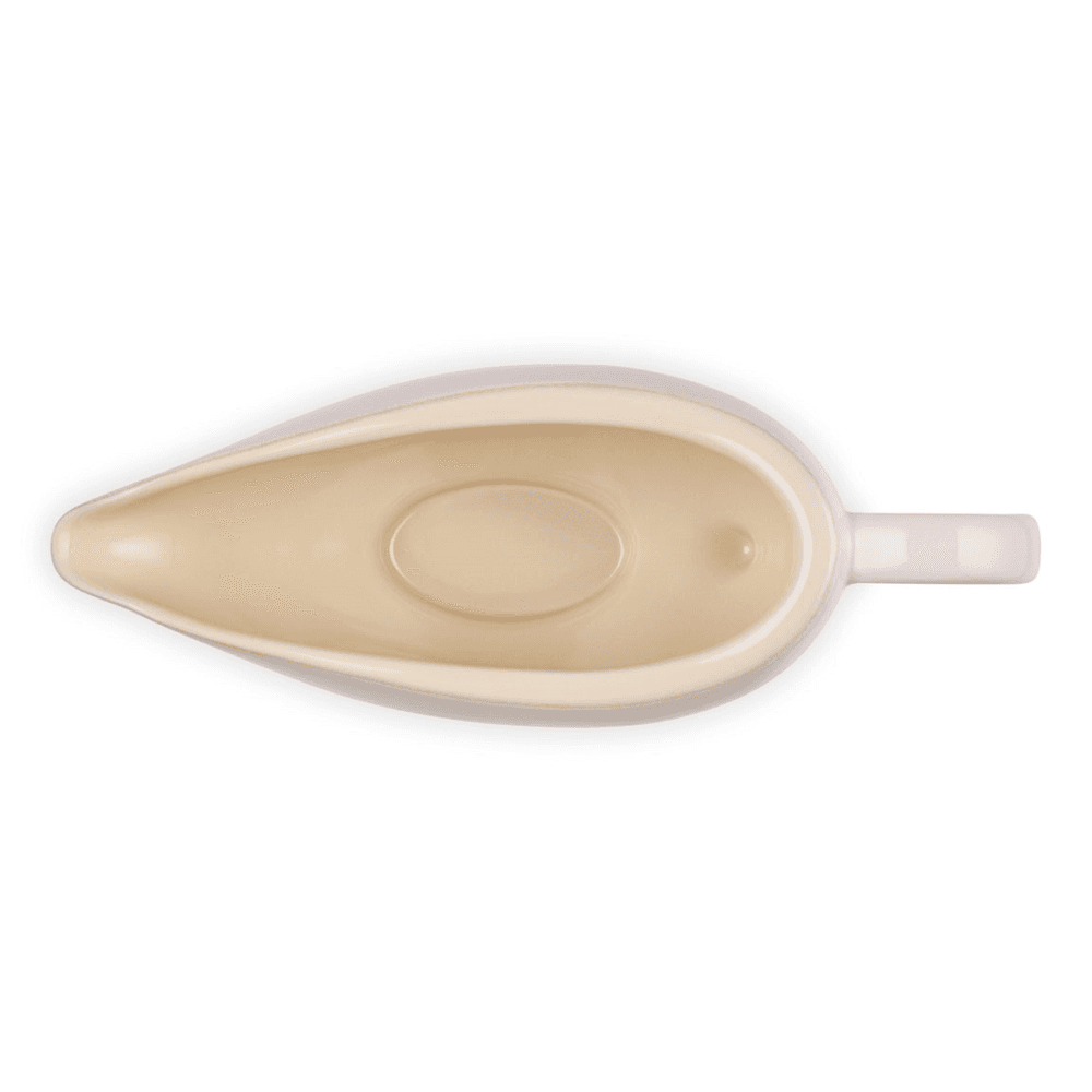 Stoneware Gravy Boat, Shell Pink