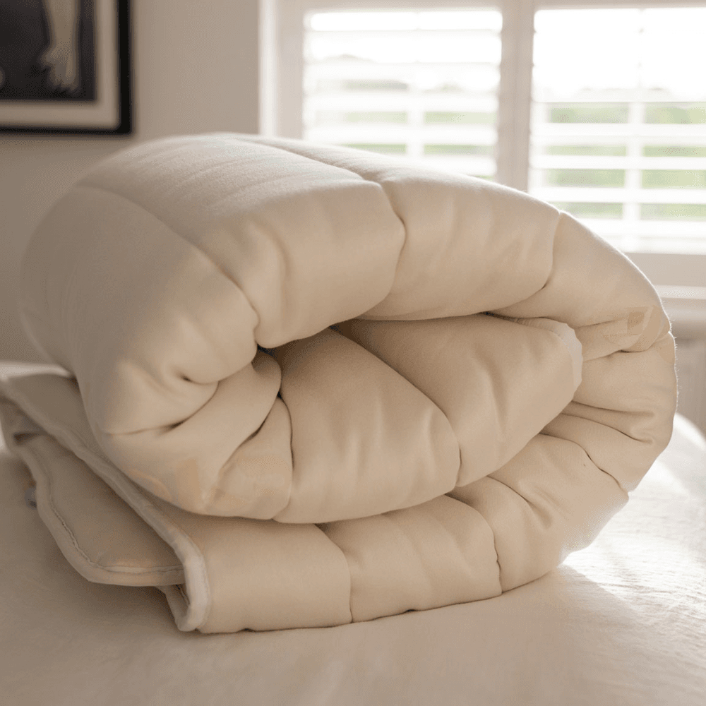 Luxury Deep Fill Organic Wool Mattress Topper