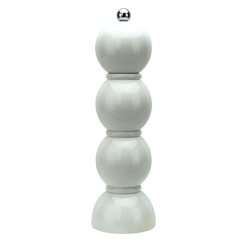 Lacquered Bobbin Salt or Pepper Mill