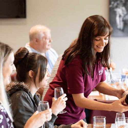 Image showing the Vineyard Tour with Wine and Cheese Tasting for Two at Bolney Wine Estate product.