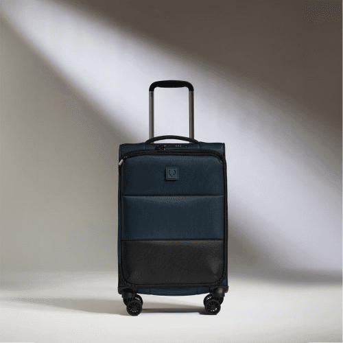 Image showing the Urban Soft Stripe Cabin Expandable Suitcase product.