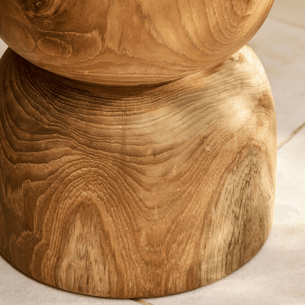 Weston Teak Side Table, Natural