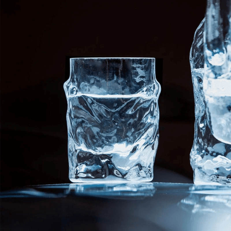 Liquid Set of 2 Glasses, Clear