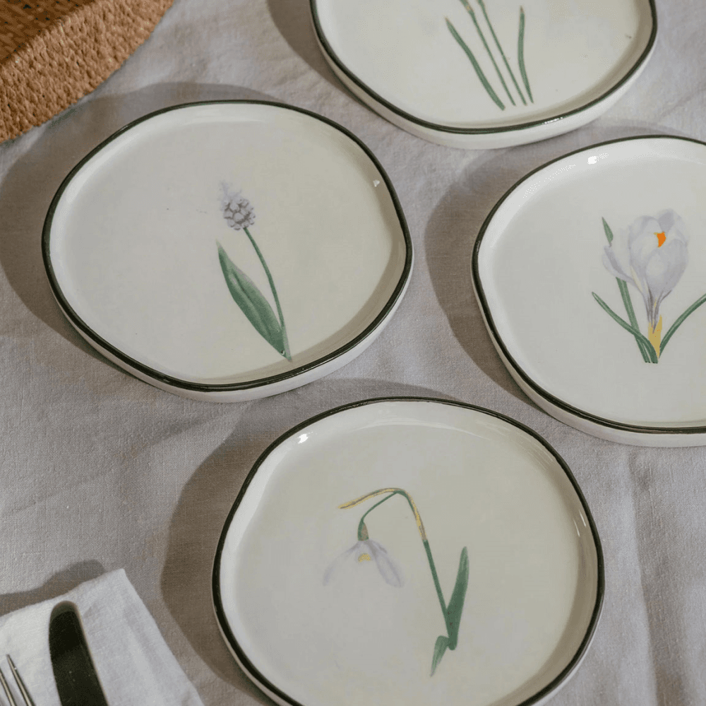 Helton Botanical Plates, Multi