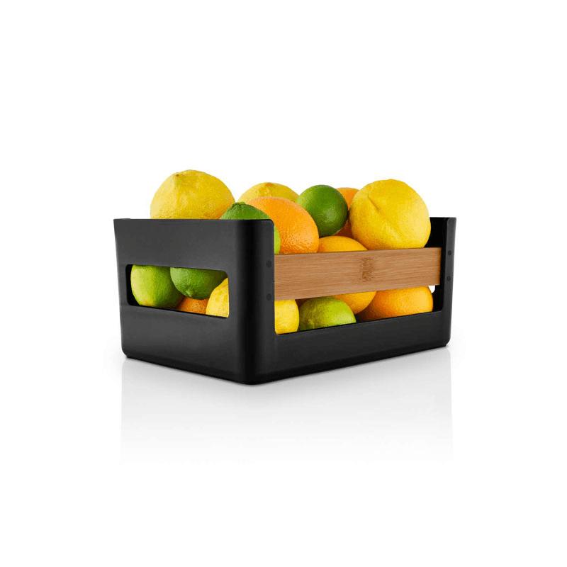 Nordic Kitchen Pantry Crate, Black