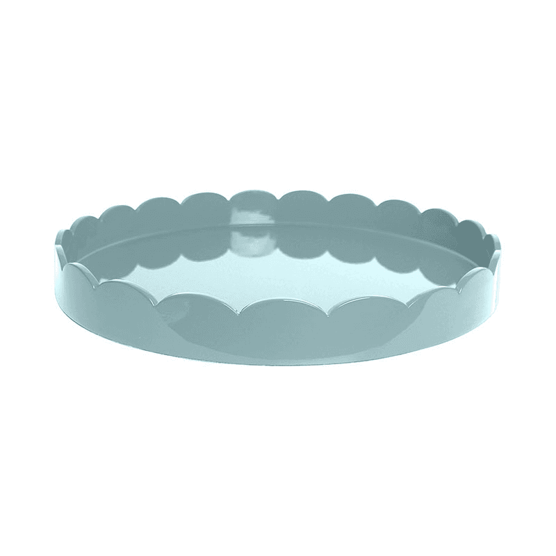 Lacquered Round Scallop Tray