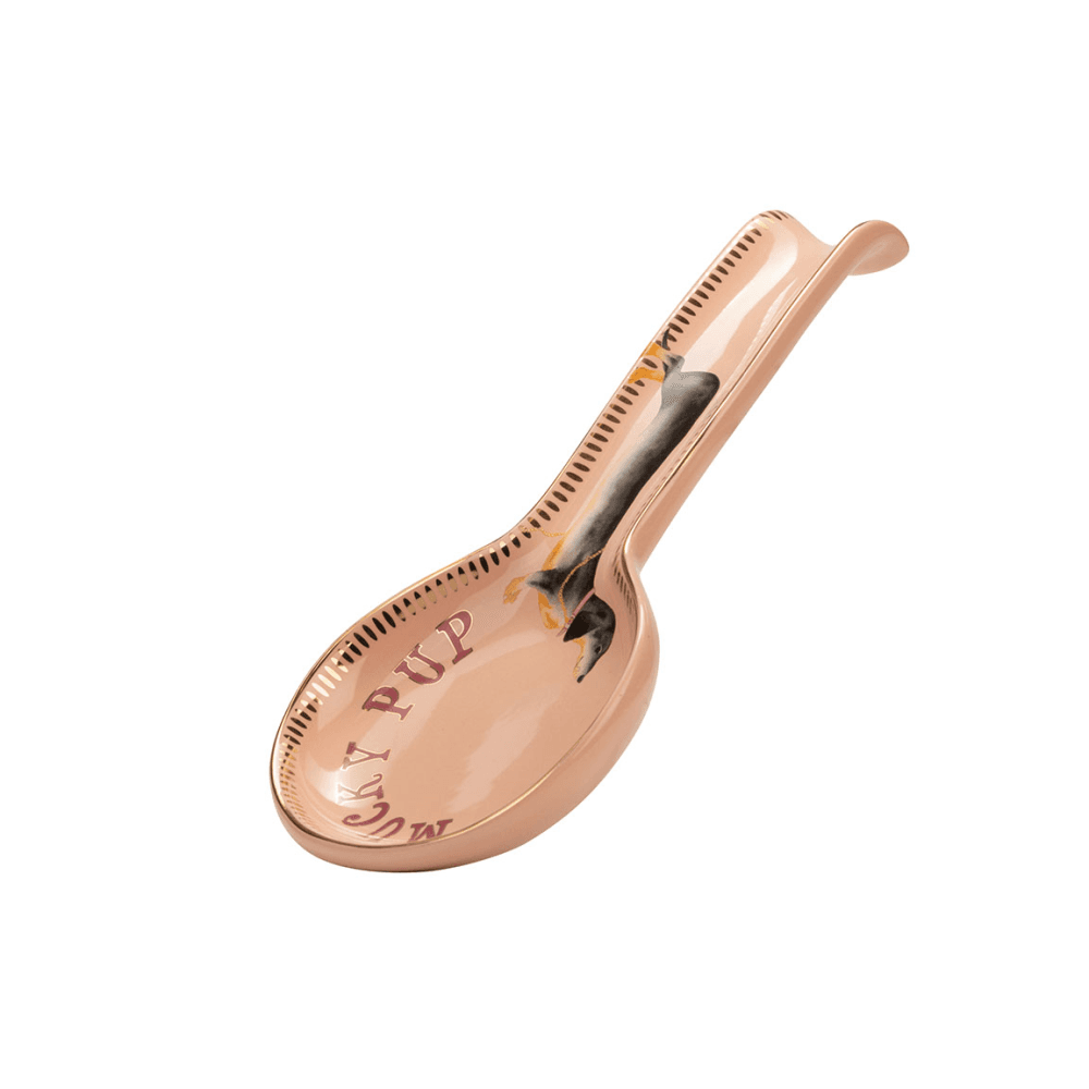 Doggie Spoon Rest, Pink