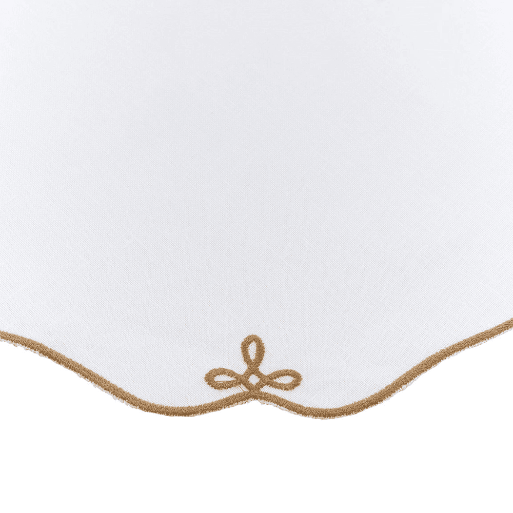 Martha Set of 4 Placemats, Antique Gold