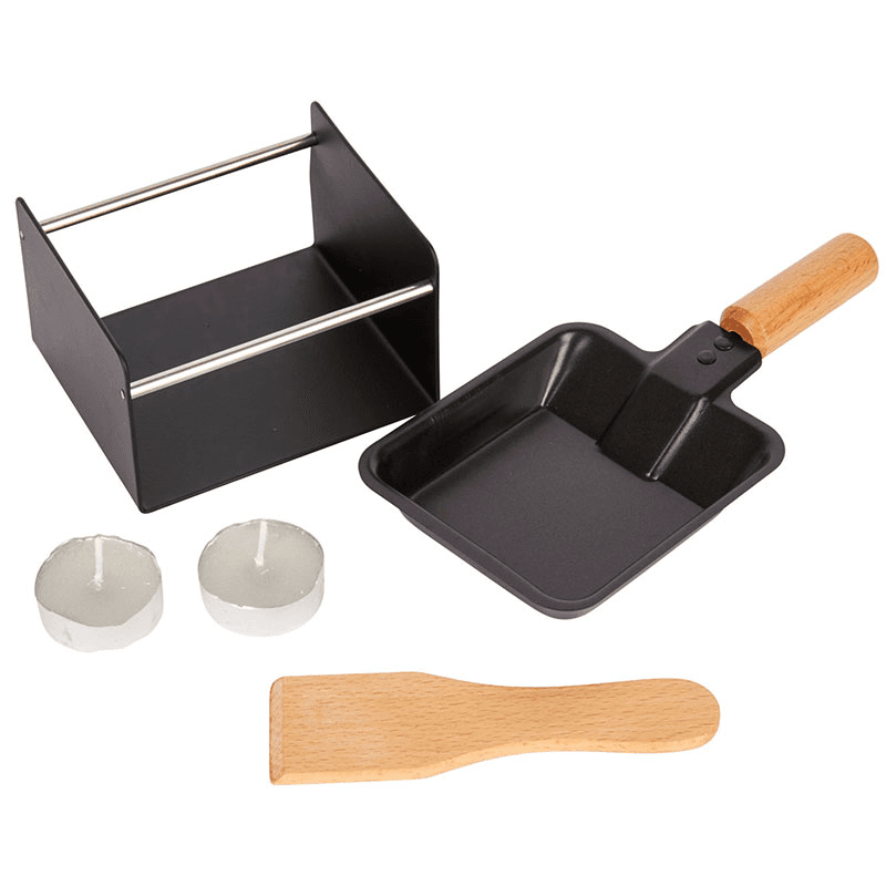Individual serving raclette, Black Wood