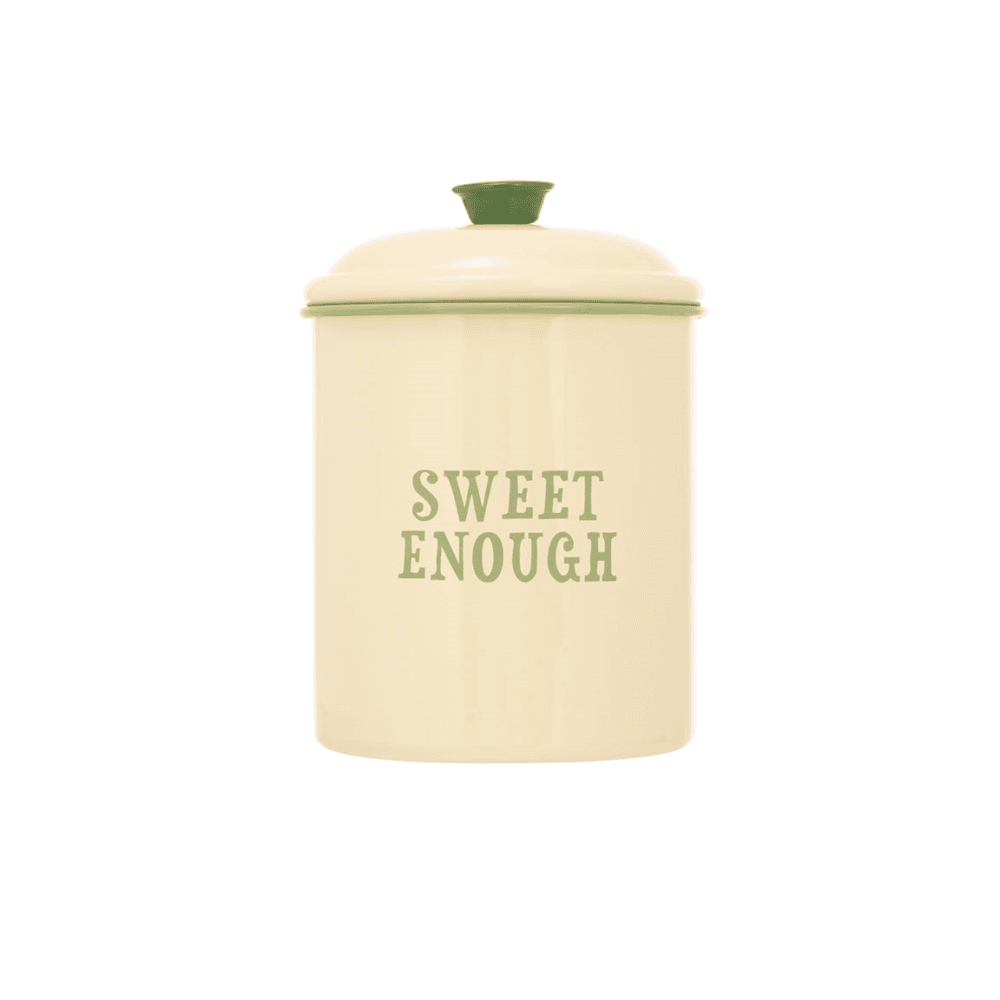 Sweet Enough Sugar Canister, Yellow