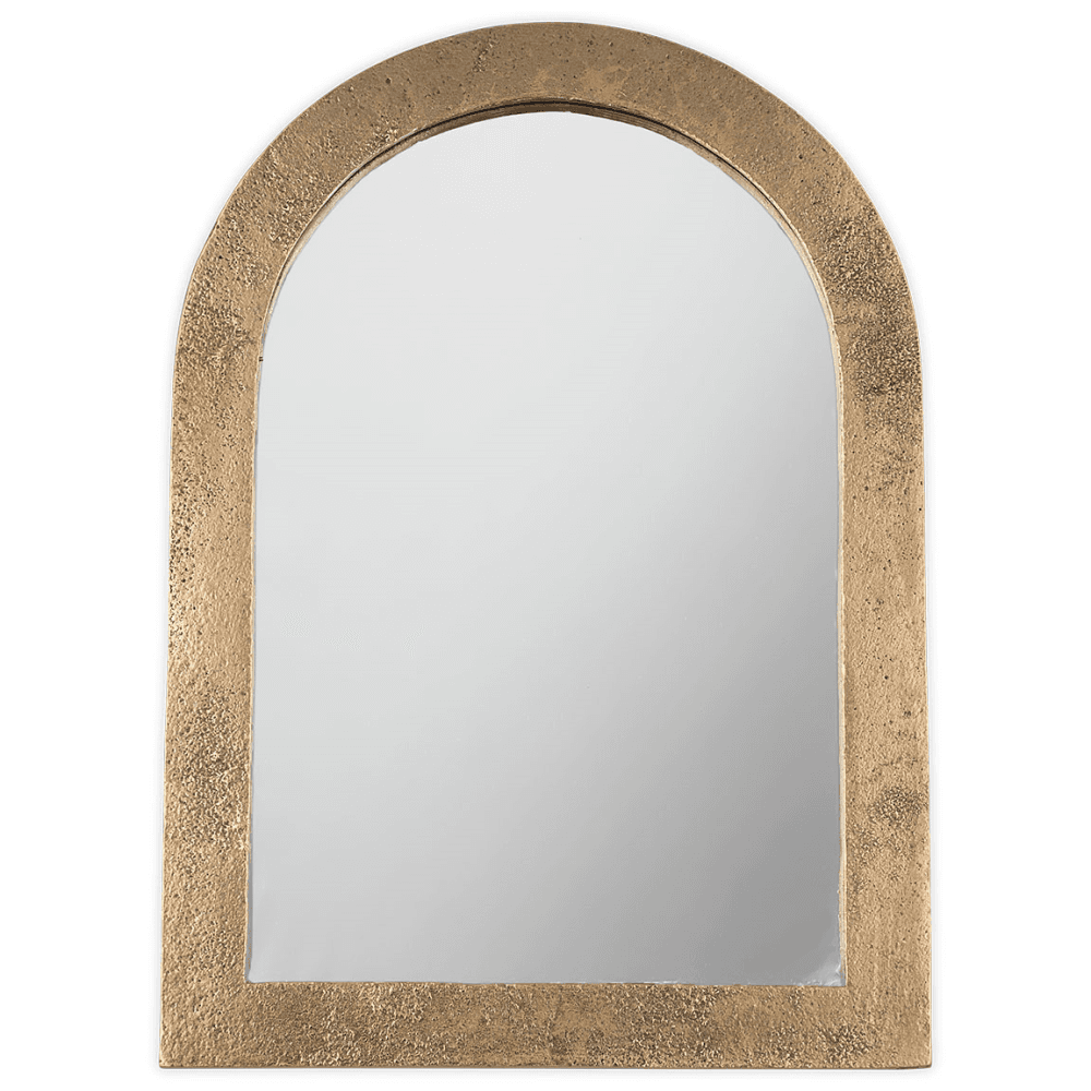 Cayce Vanity Mirror, Antique Brass