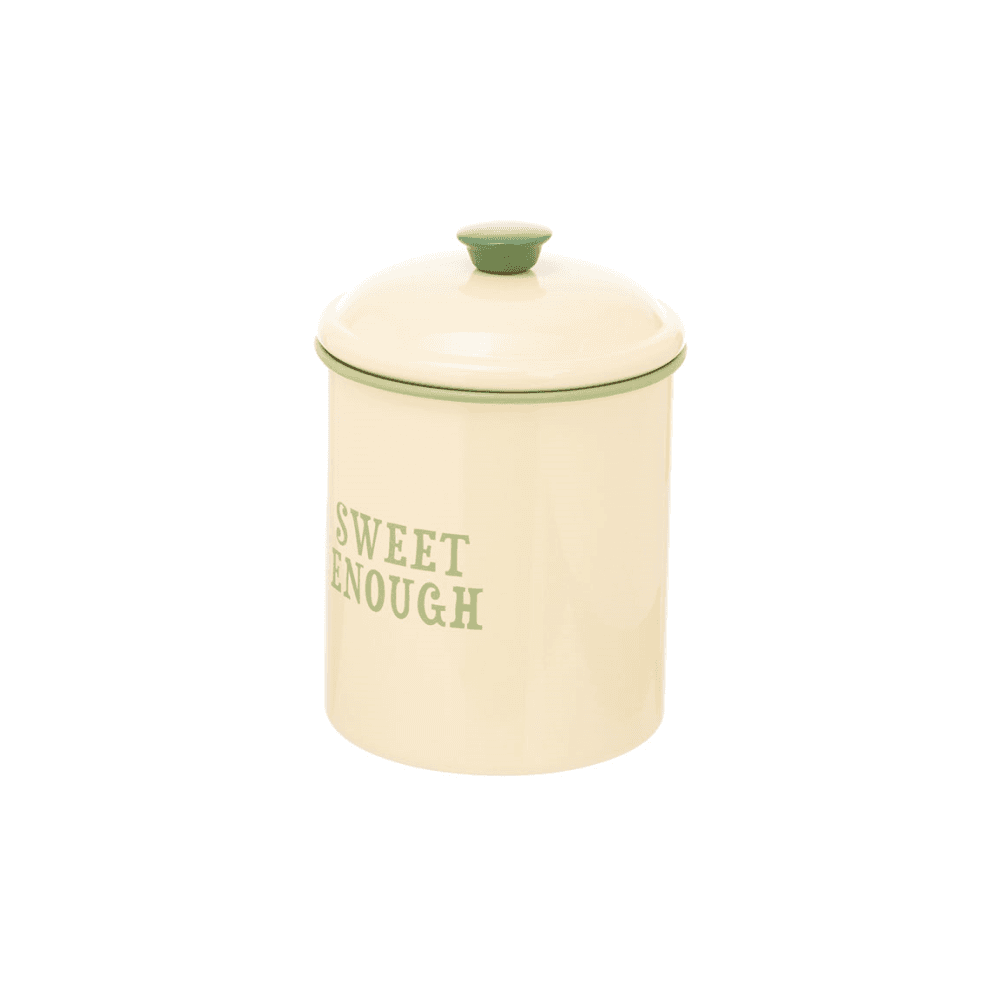 Sweet Enough Sugar Canister, Yellow