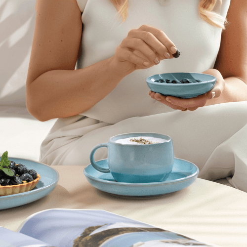 Image showing the Perlemor Coffee Cup, Aqua product.