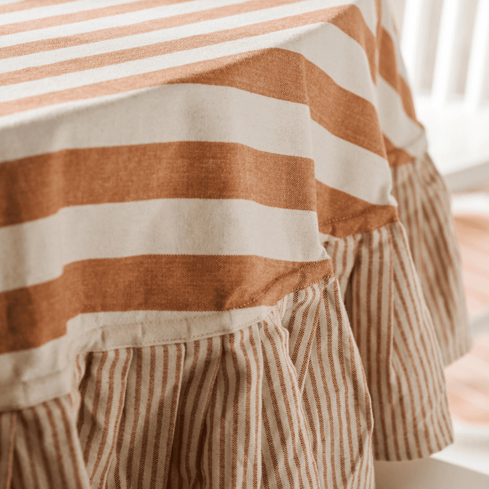 Harlton Wide Stripe Tablecloth 