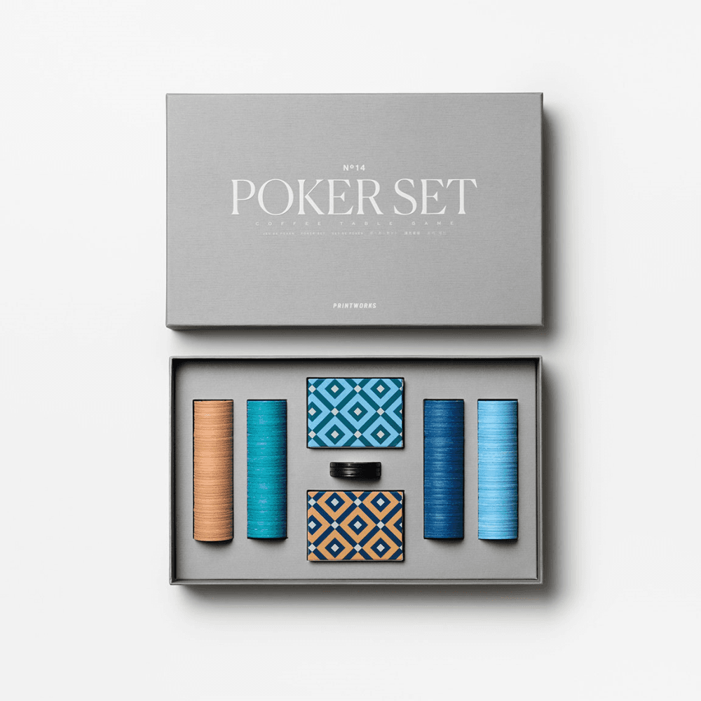 Classic Poker Set, Grey