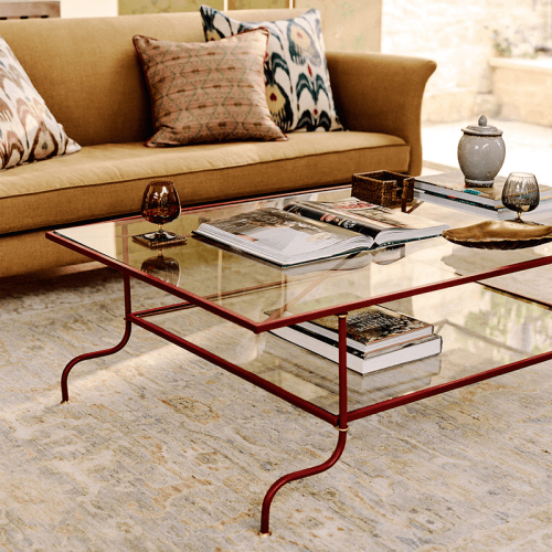 Image showing the Yulan Coffee Table, Chinese Red product.