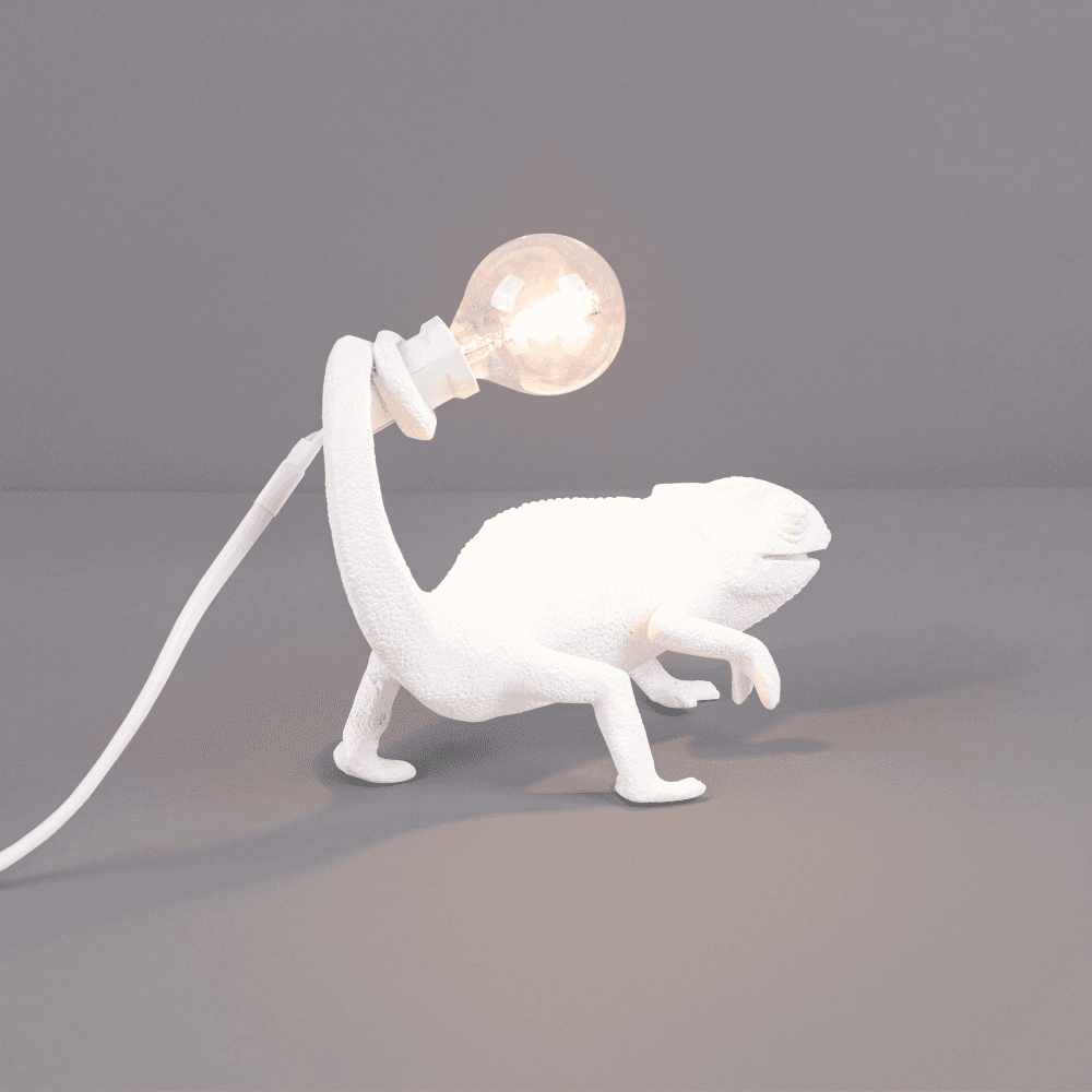 Marcantonio - Chameleon Chameleon Lamp, White