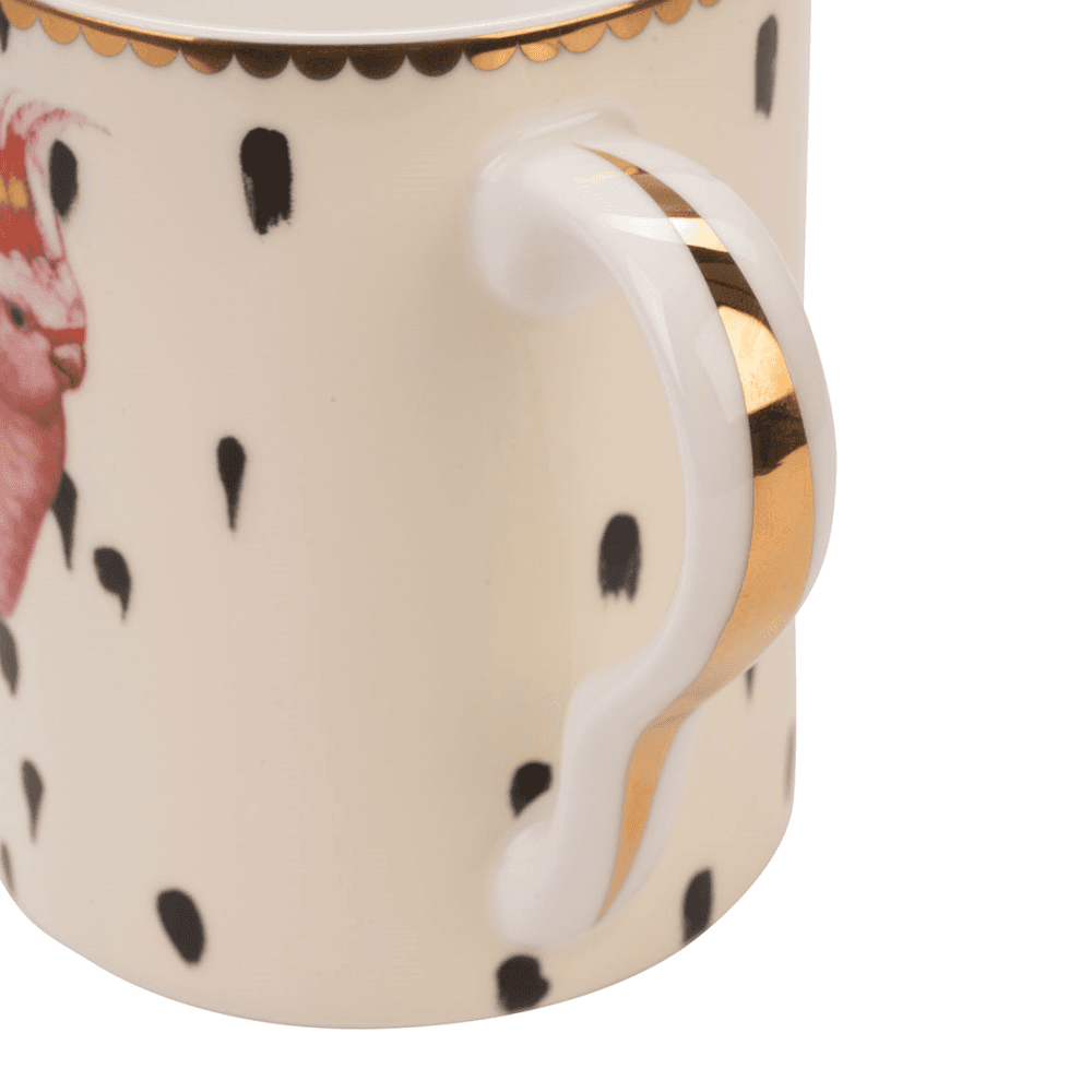 Cockatoo Mug, Cream