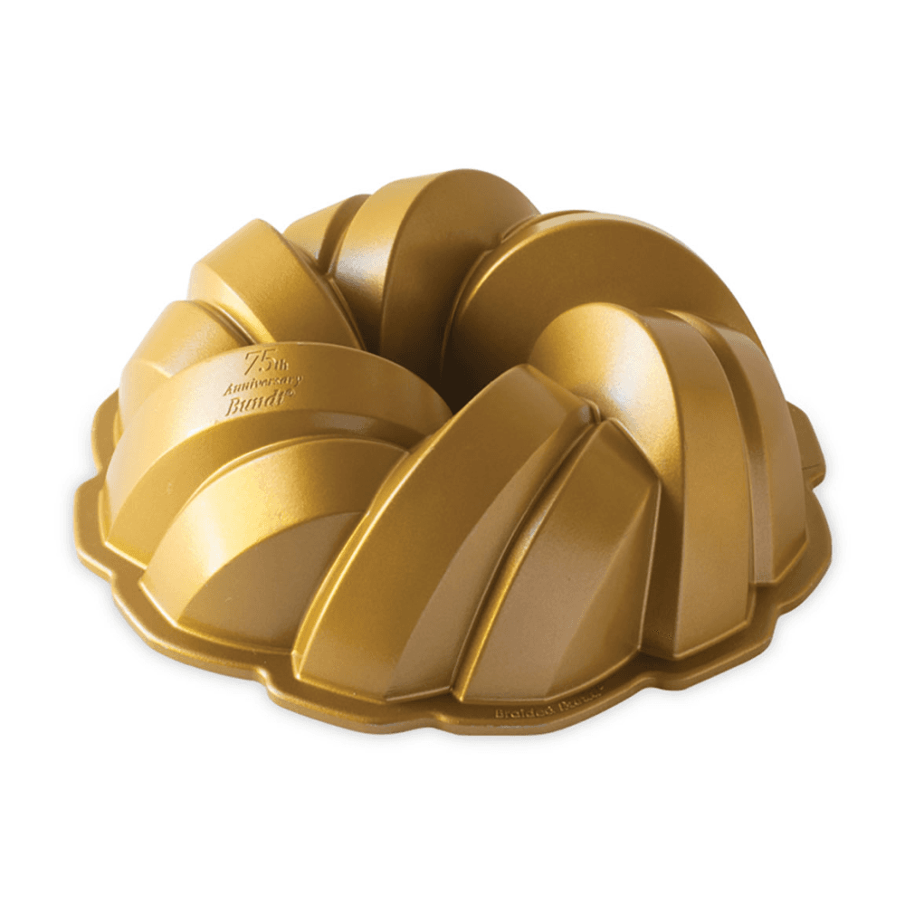 Premier Cast Braided Bundt Pan, Gold